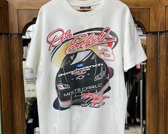 Vintage Dale Earnhardt Chase Authentics T-Shirt | Vintage T-Shirt | Monte Carlo Grand Prix Vintage T-Shirt | Men's Size M | SKU: NPC-2383S