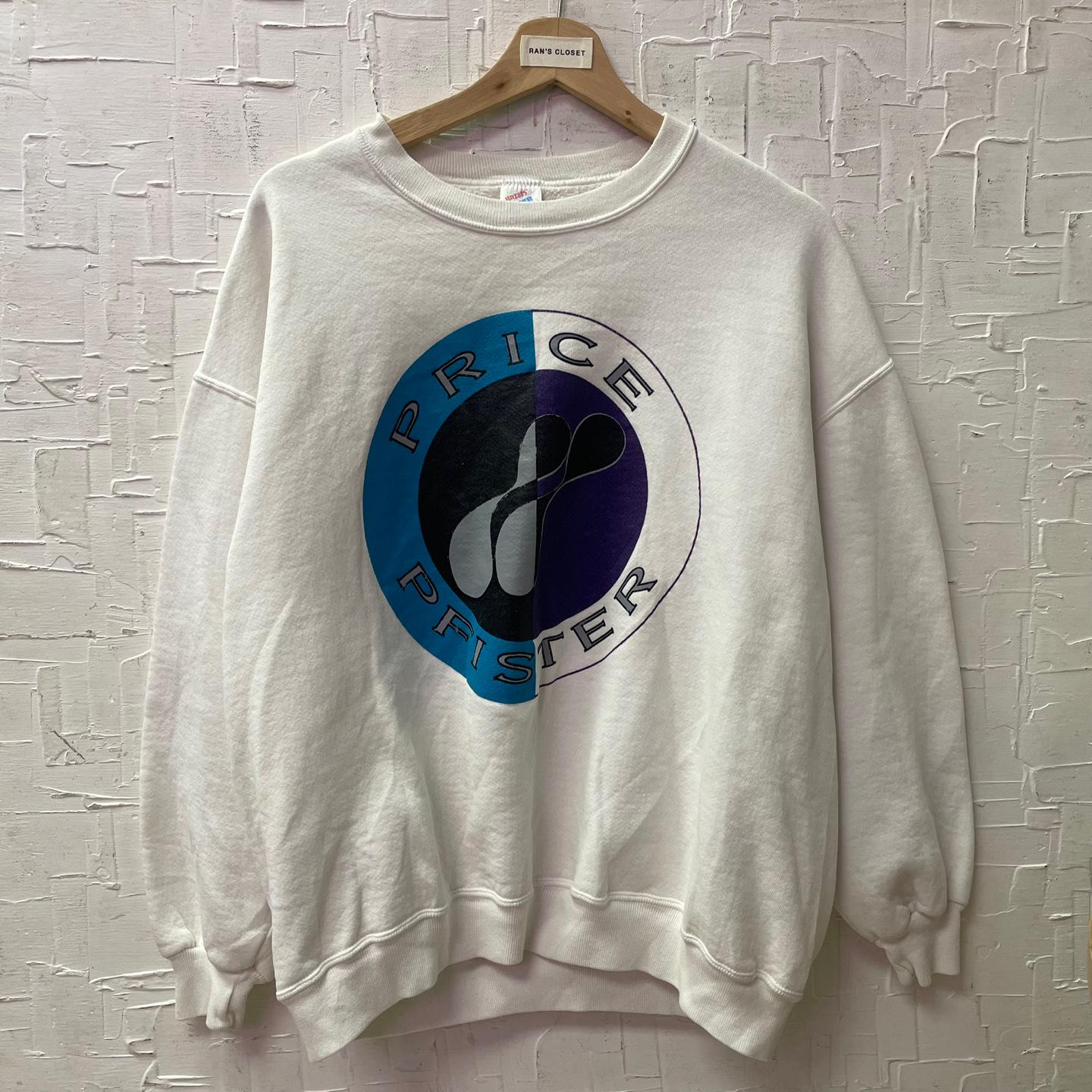 Rare! Jerzees Tag Plain Colour Black 90s Vintage Crewneck