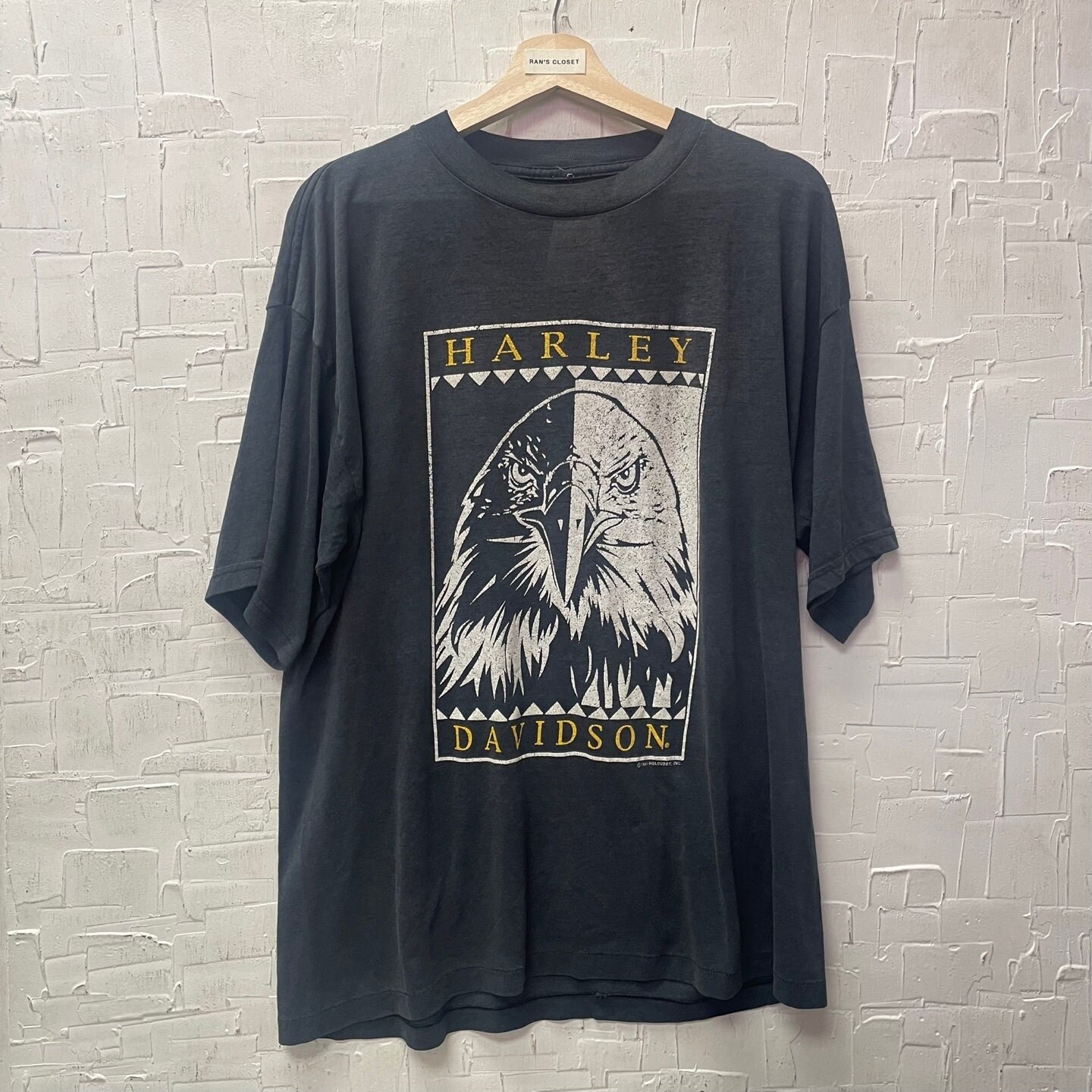 Vintage 1991 Harley Davidson Eagle Graphic T-shirt | Vintage