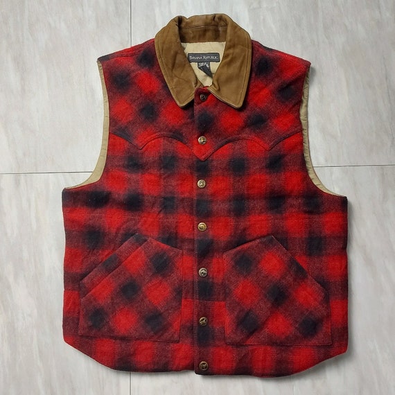 Vintage vest | Banana Republic | Collared Wool Pl