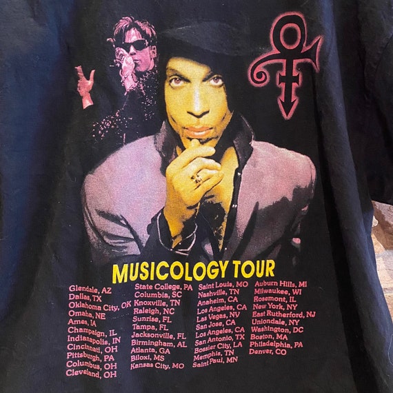 2004 Vintage Prince Musicology Live4Ever Tour T-s… - image 5