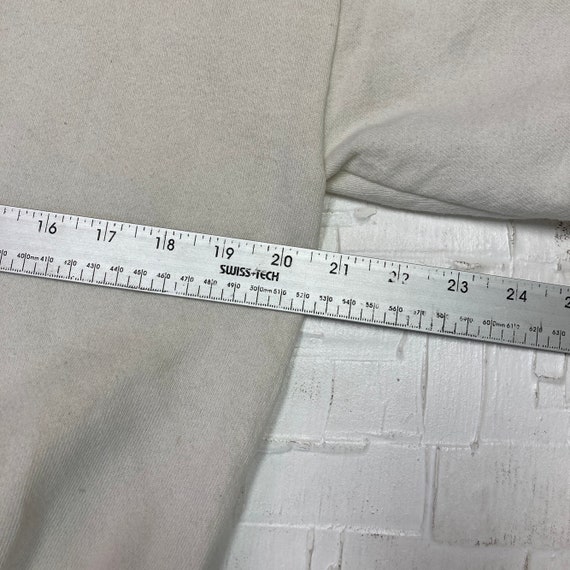 Vintage 80s Jerzees Patchwork Rooster Sweatshirt … - image 9