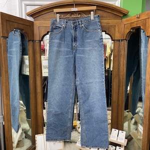 Vintage Orange Tab Levi 220 Jeans | Vintage Jeans | Vintage Levi&#39;s | Levi Jeans | Orange Tab Levi Jeans | Size 32x30 | SKU NPC-2418 |