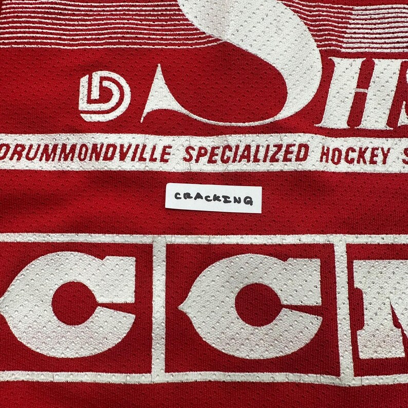 Vintage CCM Hockey Jersey | Vintage Jersey | Red Hockey Jersey ...