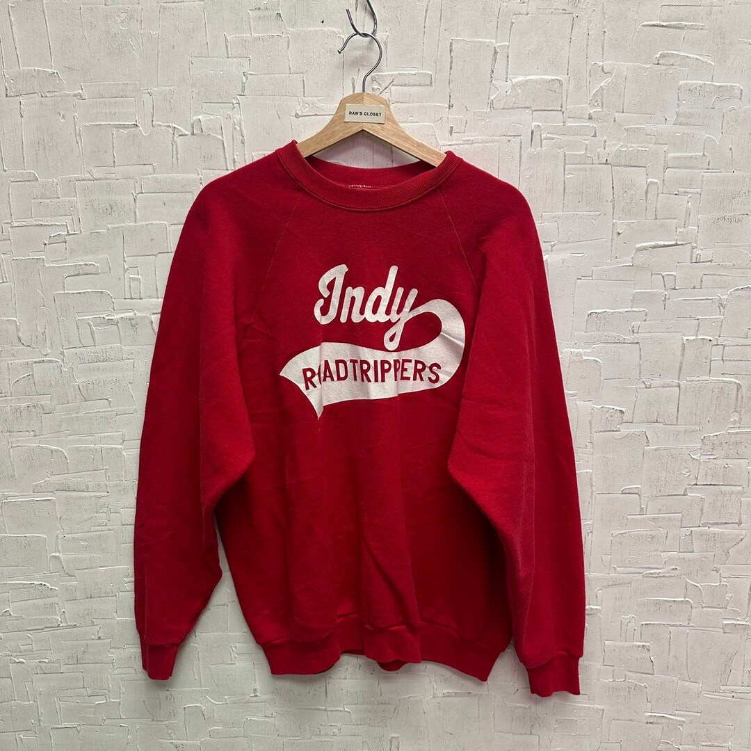 Vintage Fruit of the Loom Made in Usa Indy Roadtrippers Red