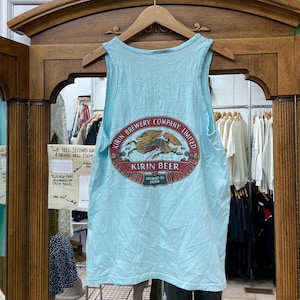 Vintage Kirin Brewery Company Limited Tank Top | Vintage Tank Top | Vintage Beer T-Shirt | Beer T-Shirt | Made in Usa | Size M |SKU NPC-2484