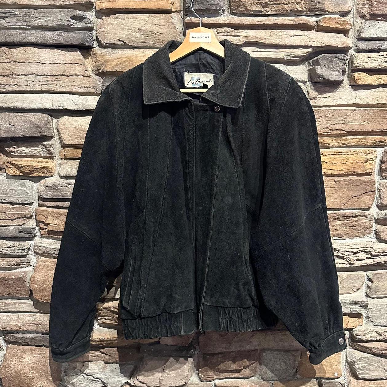 Vintage Black Suede Jacket - Etsy