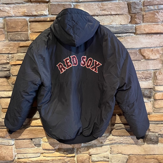 Vintage Boston Red Sox Winter Jacket Vintage Jacket Red Sox Delong