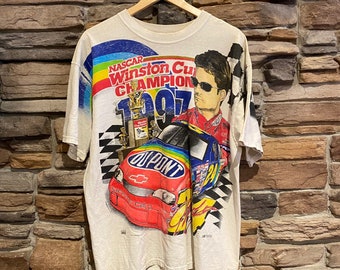 1997 Vintage NASCAR Winston Cup Championship Racing T-shirt | Vintage T-shirt | Winston Cup Series | Men&#39;s Size xl | SKU:STQ-3296S