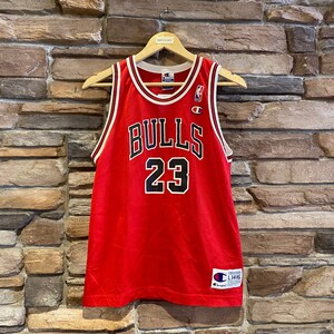 Vintage Children&#39;s Chicago Bulls #23 Jordan Basketball Jersey | Vintage Jerseys | Champion Brand | Children&#39;s size 14-16 | SKU: NPQ-2100S