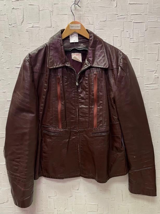 80s archive Vintage Leather Jacket カナダ製 VTG Leather Jacket 1980s Cosa Nova Genuine Suede & Leather