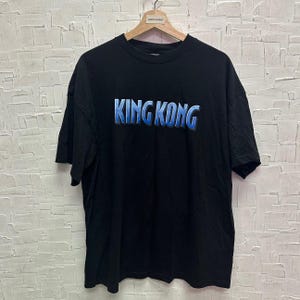 Vintage King Kong Black Graphic T-Shirt | Vintage Graphic T-Shirt | King Kong Tee | Oversized T-Shirt | Size XL | SKU NPC-1239 |