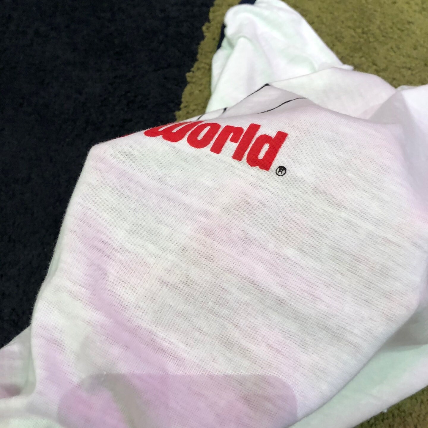 Vintage Tropix Togs Walt Disney World Mickey Mouse Graphic Ringer