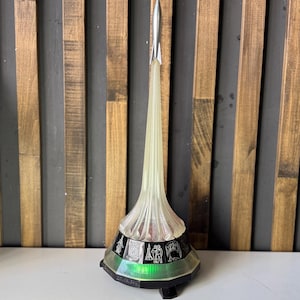 Vintage Era Table Night Lamp Light Rocket Space Cosmos USSR #1