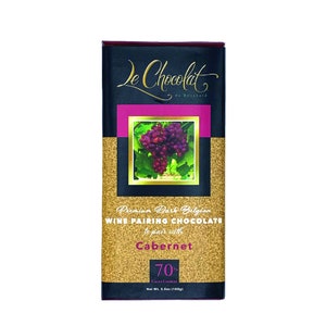 Premium Dark Belgium Wine Pairing Chocolate to pair with Cabernet