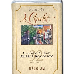 Le Chocolat du Bouchard&#39;s Belgium Milk Chocolate Bar