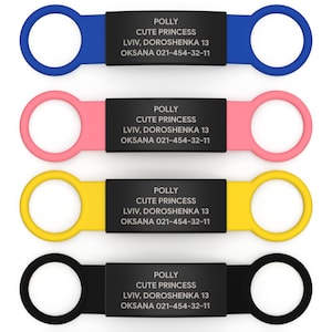 Dog id tags, Silicone pet tags, No jingle dog tag, Id tags for cats, Custom engraved dog tags
