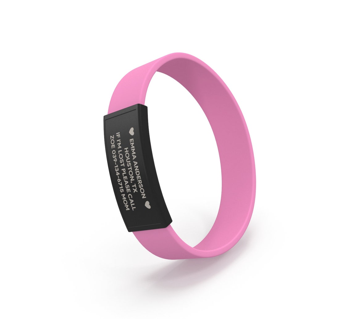 Child medical id bracelet Autism bracelet Kids allergy Etsy