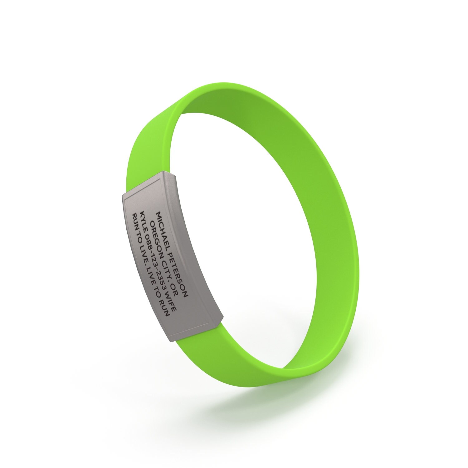 Runner Id Bracelet Cyclist Triathlete ID Wristband Medical Etsy