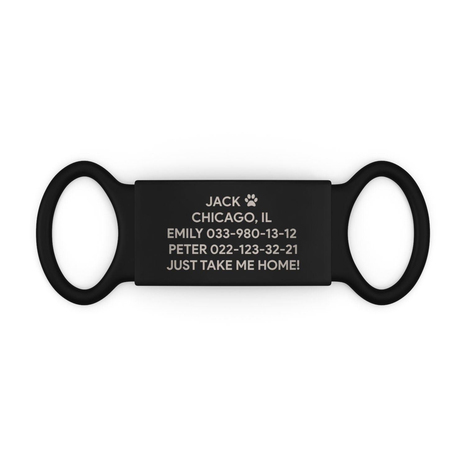 Silent Dogs Pets Tags Pet Collar Tags No Jingle Dog Tag Etsy