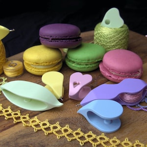 Pastel Collection - Universele tatting-shuttle - compatibel met naaimachineklossen