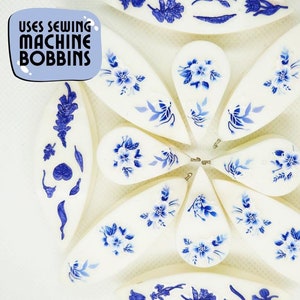 Delicate Teacup - Universal Tatting Shuttle - Compatible with Sewing Machine Bobbins