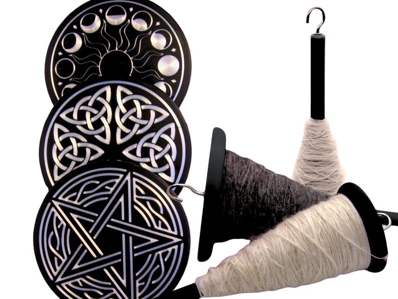 The 'as You Like It' Drop Spindle [occult] - Customizable Weight, Whorl ...