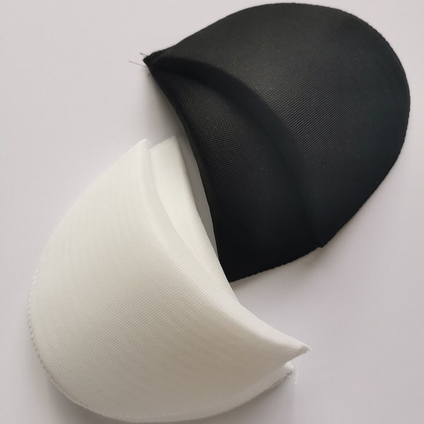 1-20 Pairs Foam Molded Shoulder Pads, White Black Shoulder Pads Women Men, Tailors Shoulder Pads Jacket, Dressmaking Shoulder Pads Sewing