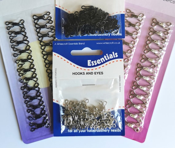 Hooks and Eyes Size 0 Silver Hooks and Eyes Size 0 Silver