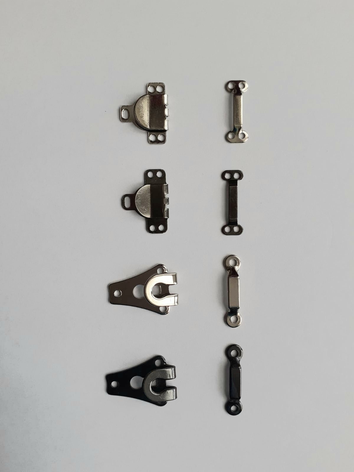 SKIRT HOOK 留め金具　洋服リフォーム　まとめ売り 15 Sets of Trouser Skirt Hook and Bar Fastener, Nickle Hook and
