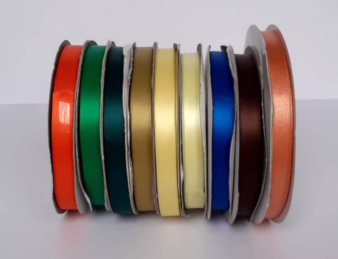 3m, 7mm 13mm Double Satin Ribbon Gift Ribbon, Gift Wrapping Accessory ...