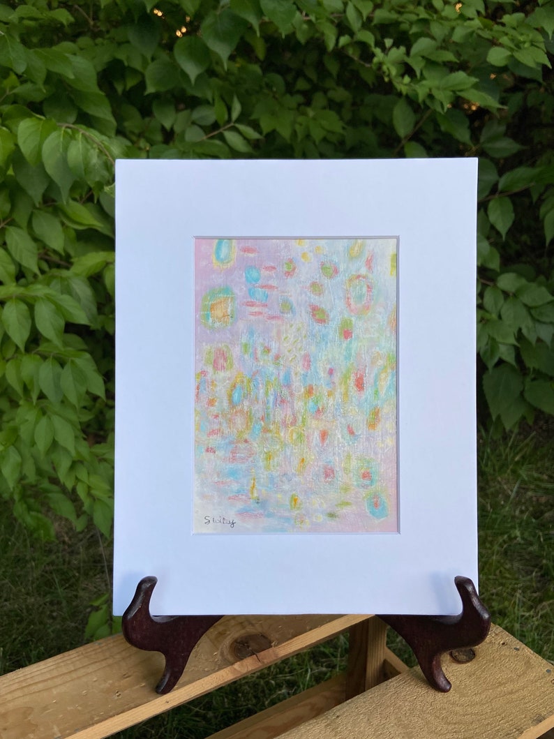 5x7 Abstract Acyclic Painting