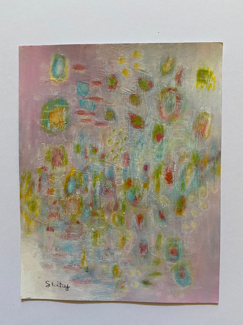 5x7 Abstract Acyclic Painting