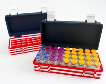 36-Count Stars and Stripes Peptides Storage Case - Patriotic Peptide Organizer
