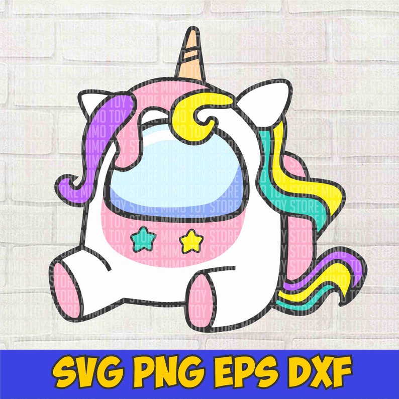 Download Among Us Unicorn SVG Svg Layered by color Cut file Cricut ...