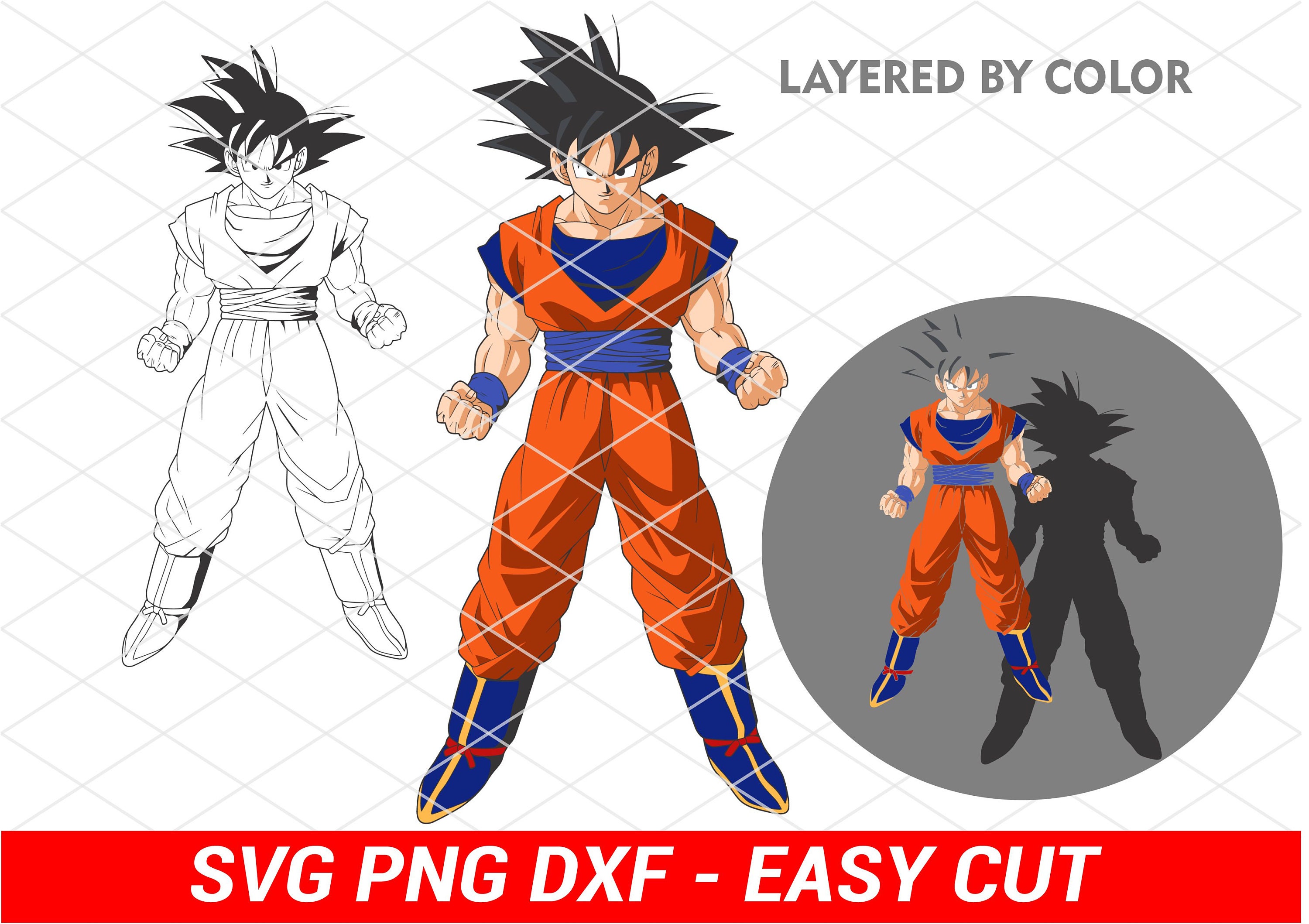 Free Free Goku Layered Svg 874 SVG PNG EPS DXF File