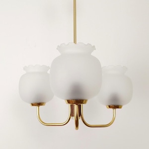 Large Mid Century Chandelier / Vintage Pendant Light / Rustic Elegant Light Fixture / Yugoslavia 1970&#39;s / Hanging Lamp