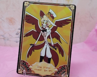 Lucifer and Angel Dust fancards!