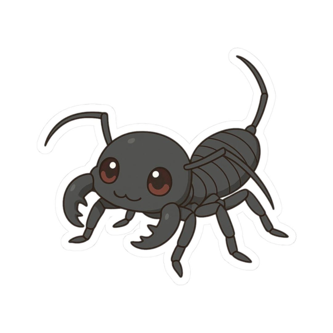 Adorable Kawaii Ant Cartoon Insect Illustration Bug Sticker | Cute ...