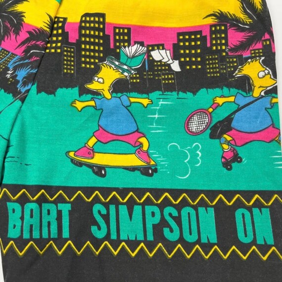 Bart Simpson ON THE GO Vintage 80's Simpsons Mens… - image 3