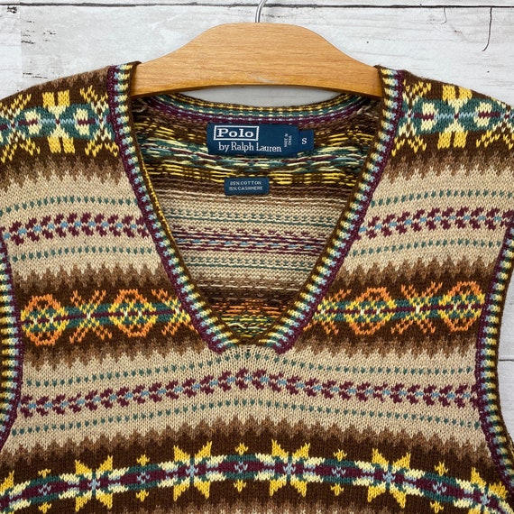 Polo Ralph Lauren Vintage Aztec Southwest Cashmere