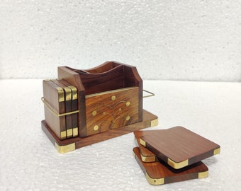 Wooden Coaster/ Desk accessory