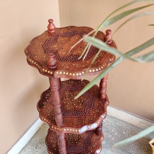 Wooden Corner Stand/ Shelve/Corner Table