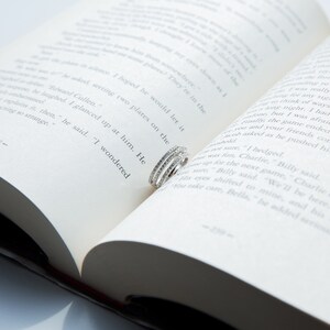 Simple Line Designs for Triple Layered Style Silver Stackable Ring Emma ...