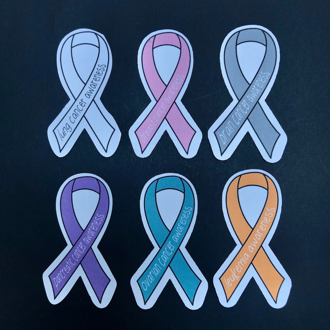 Cancer Awareness Sticker Pack - Etsy
