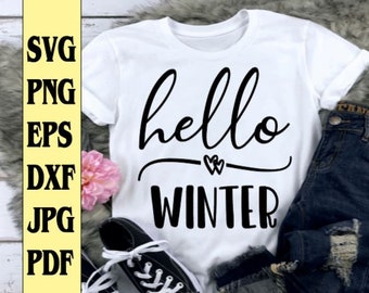 Download Hello Winter Svg Etsy
