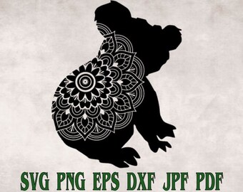 Download Koala Mandala Svg Etsy 3D SVG Files Ideas | SVG, Paper Crafts, SVG File