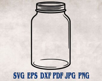 Download Mason Jar Svg Etsy