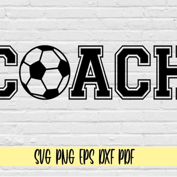 Soccer coach with soccer ball for the O in block letters svg png eps dxf pdf sublimation/soccer svg/soccer ball svg png/soccer coach svg png