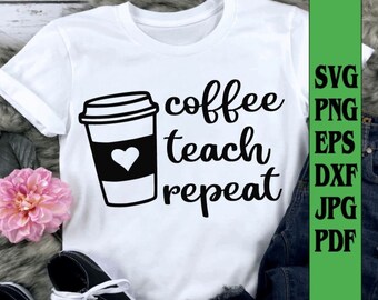 Download Teach Repeat Svg Etsy